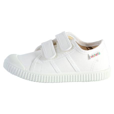 Baskets basses enfant à scratch Aloe+Blanc+Dalia+Jeans+Marine+Peau 8 - vertbaudet enfant 
