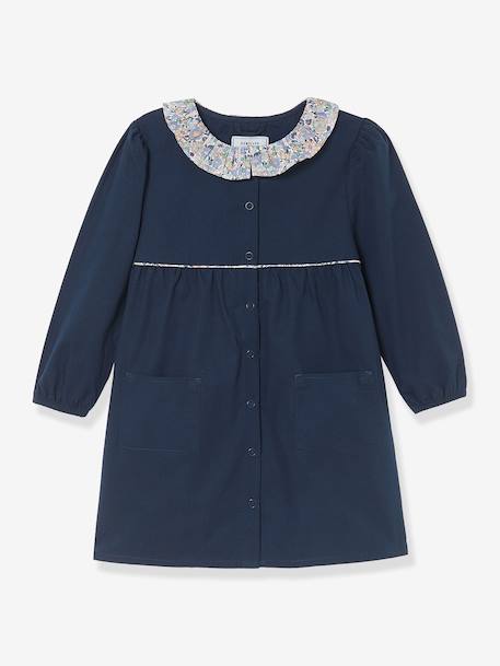 Tablier fille vichy carreaux vert+rose imprimé 3 - vertbaudet enfant 