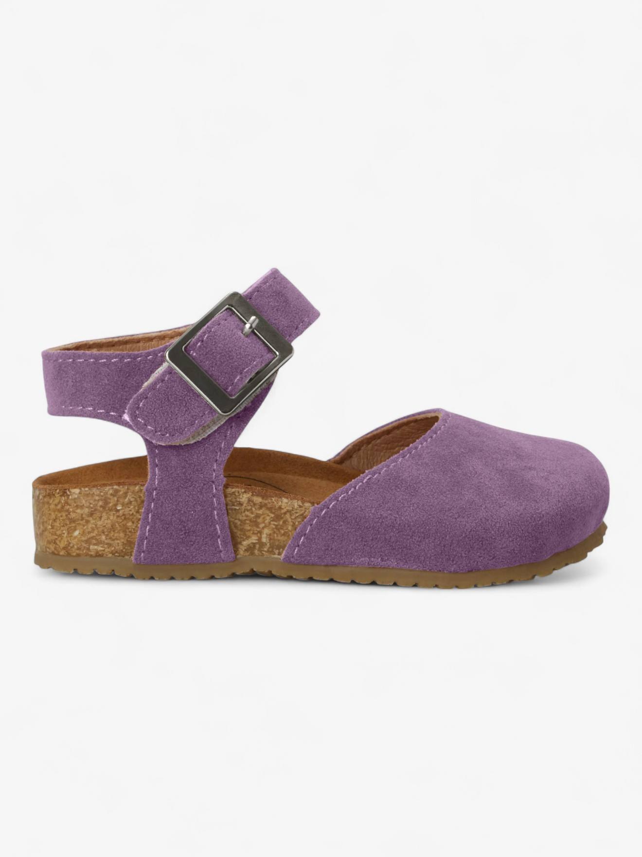 Sandales Astrid Enfant En Cuir Vegan Purple