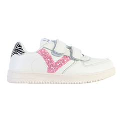 Chaussures-Chaussures bébé 17-26-Baskets basses  à scratch