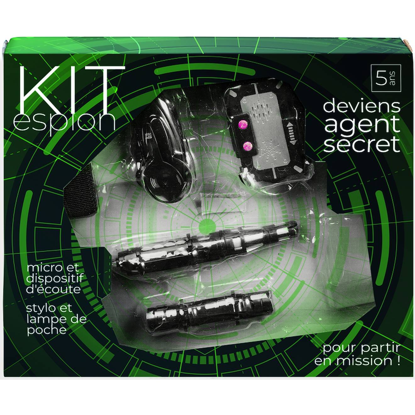 Set D'espionnage 4 En 1 Noir