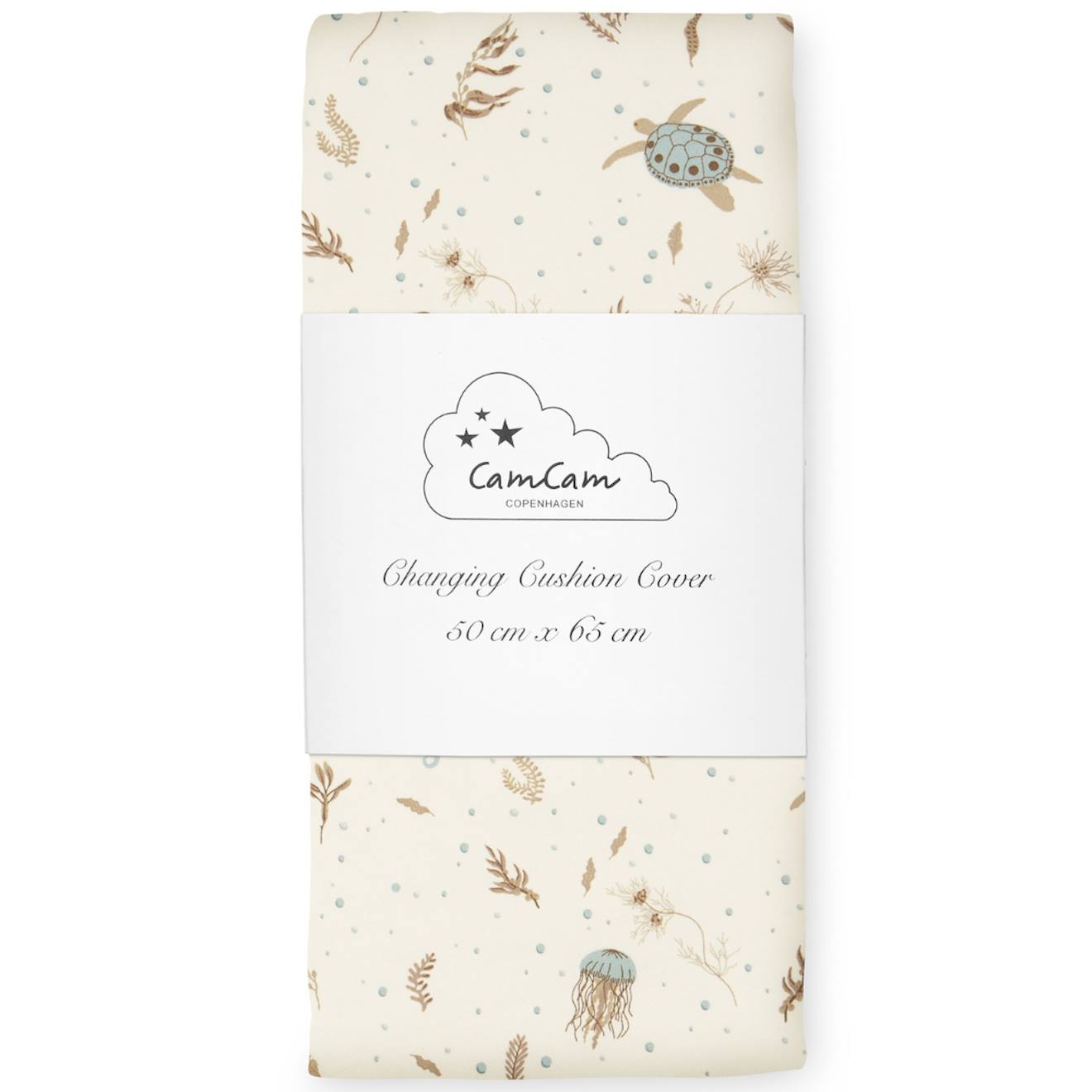 Housse De Matelas Bleu, Marron, Écru