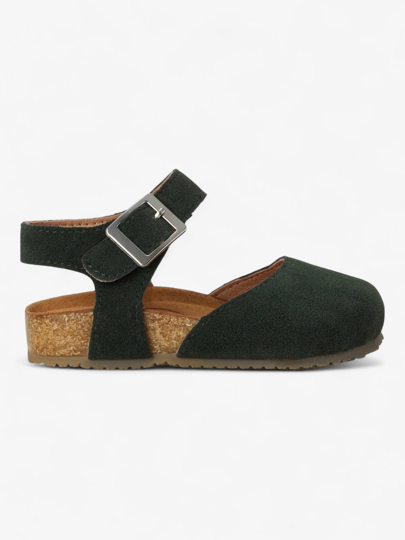 Sandales Astrid Enfant En Cuir Vegan Green
