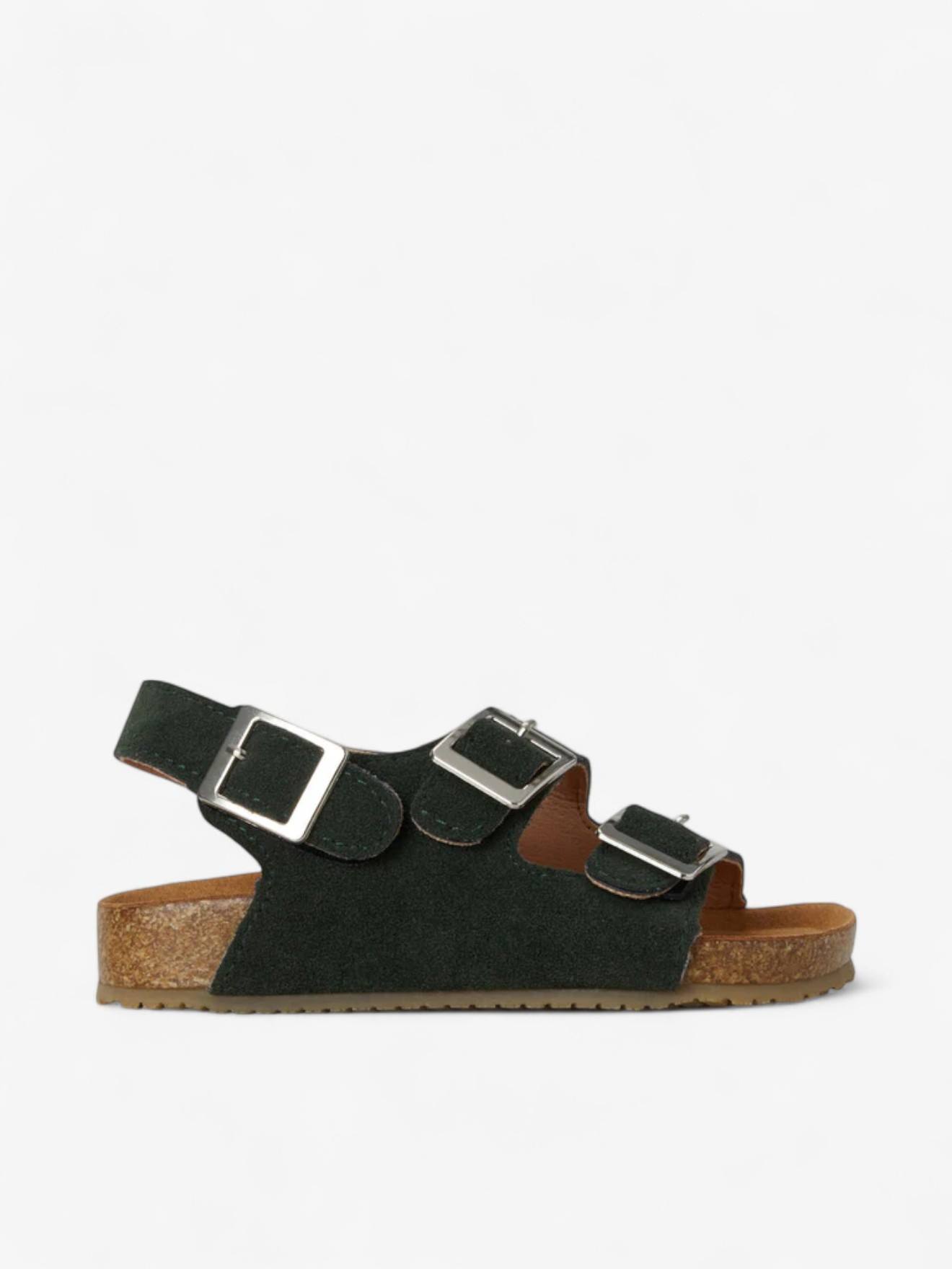 Sandales Vacay Enfant En Cuir Vegan Green