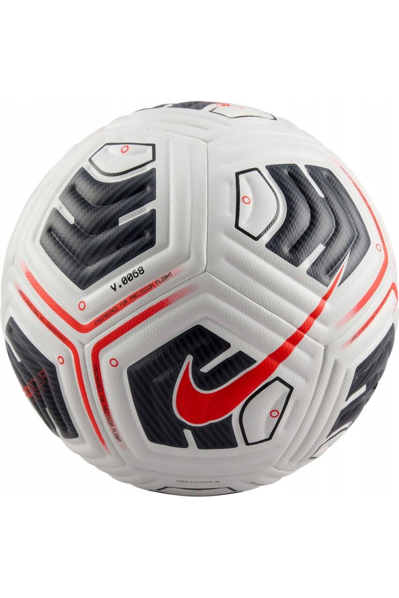 Ballon De Foot (taille 5) Academy Plus Blanc / Noir / Rouge