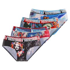 -Lot de 4 culottes  pop art