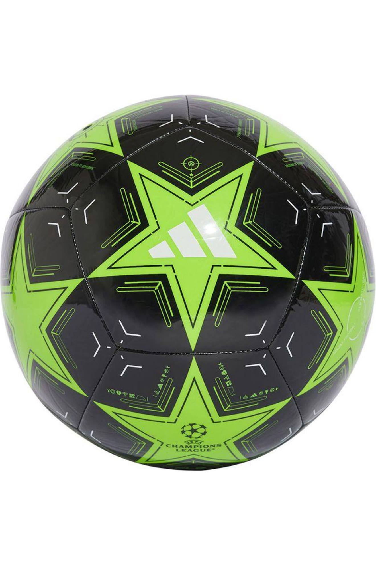 Ballon De Foot (taille 4) Tpu Ucl Club Noir / Vert