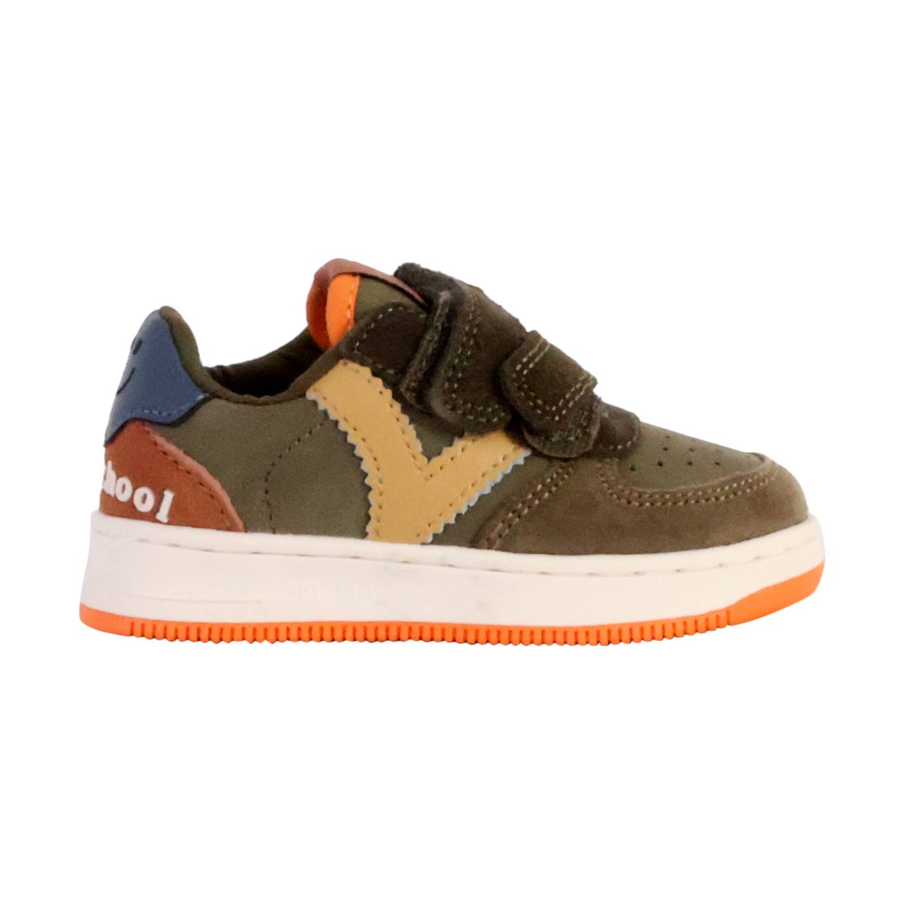 Baskets Basses À Scratch Khaki