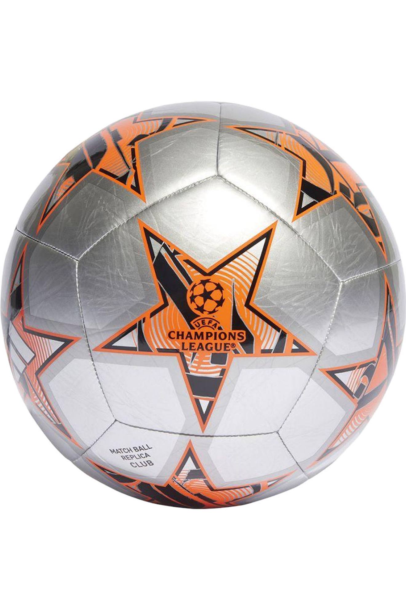 Ballon De Foot (taille 5) Tpu Finale Club Orange / Argenté