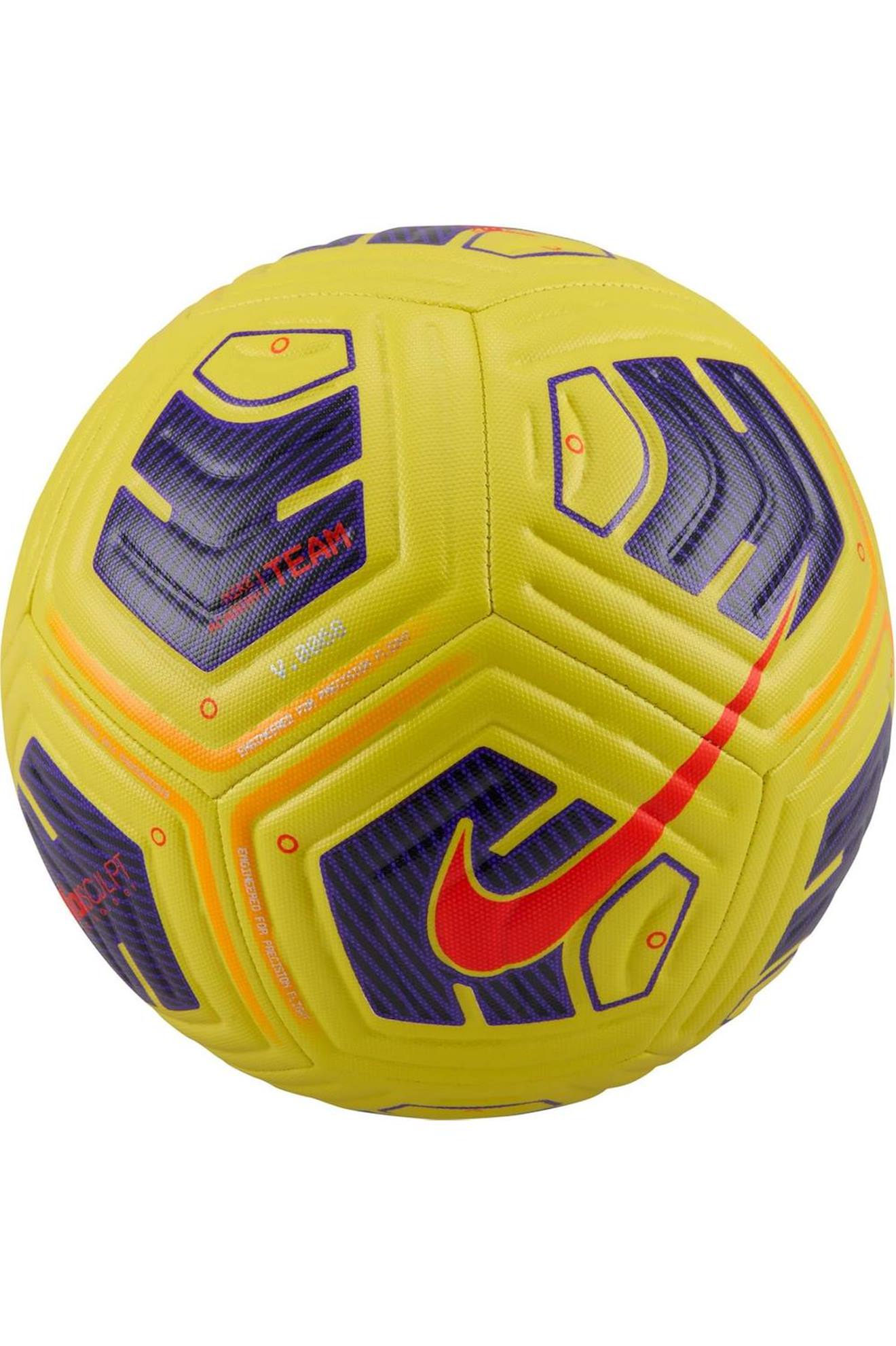 Ballon De Foot (taille 3) Academy Plus Bleu Marine / Jaune