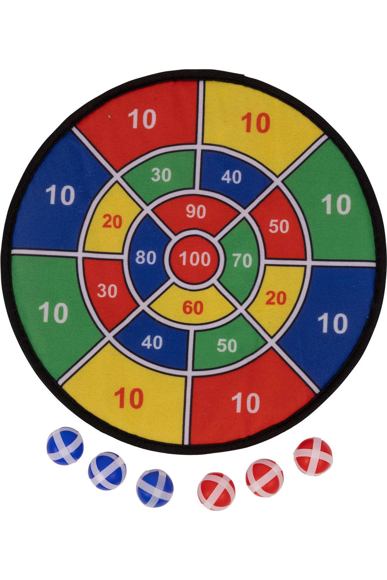 Cible De Flechettes Multicolore