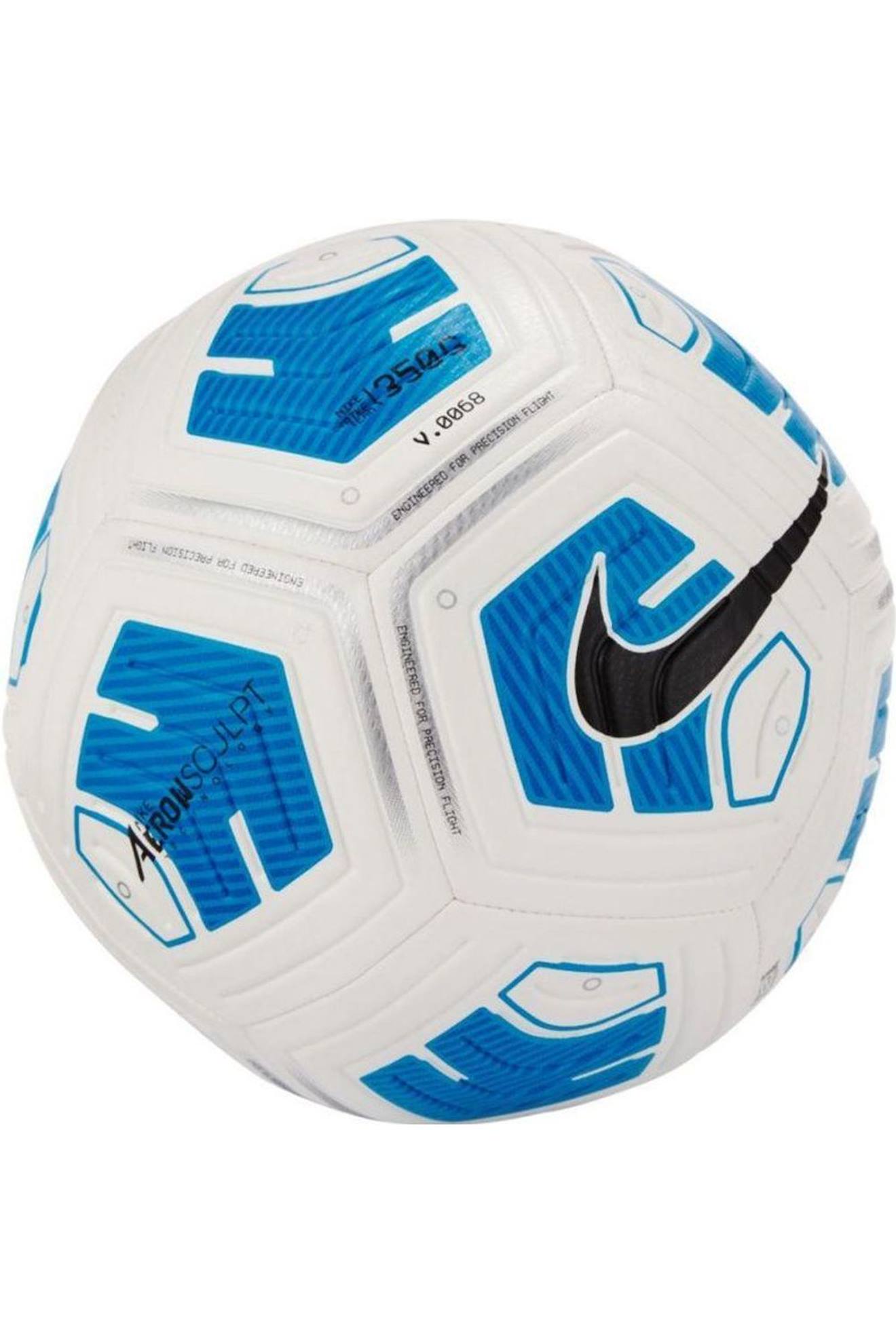 Ballon De Foot (taille 5) Strike Team Blanc / Bleu