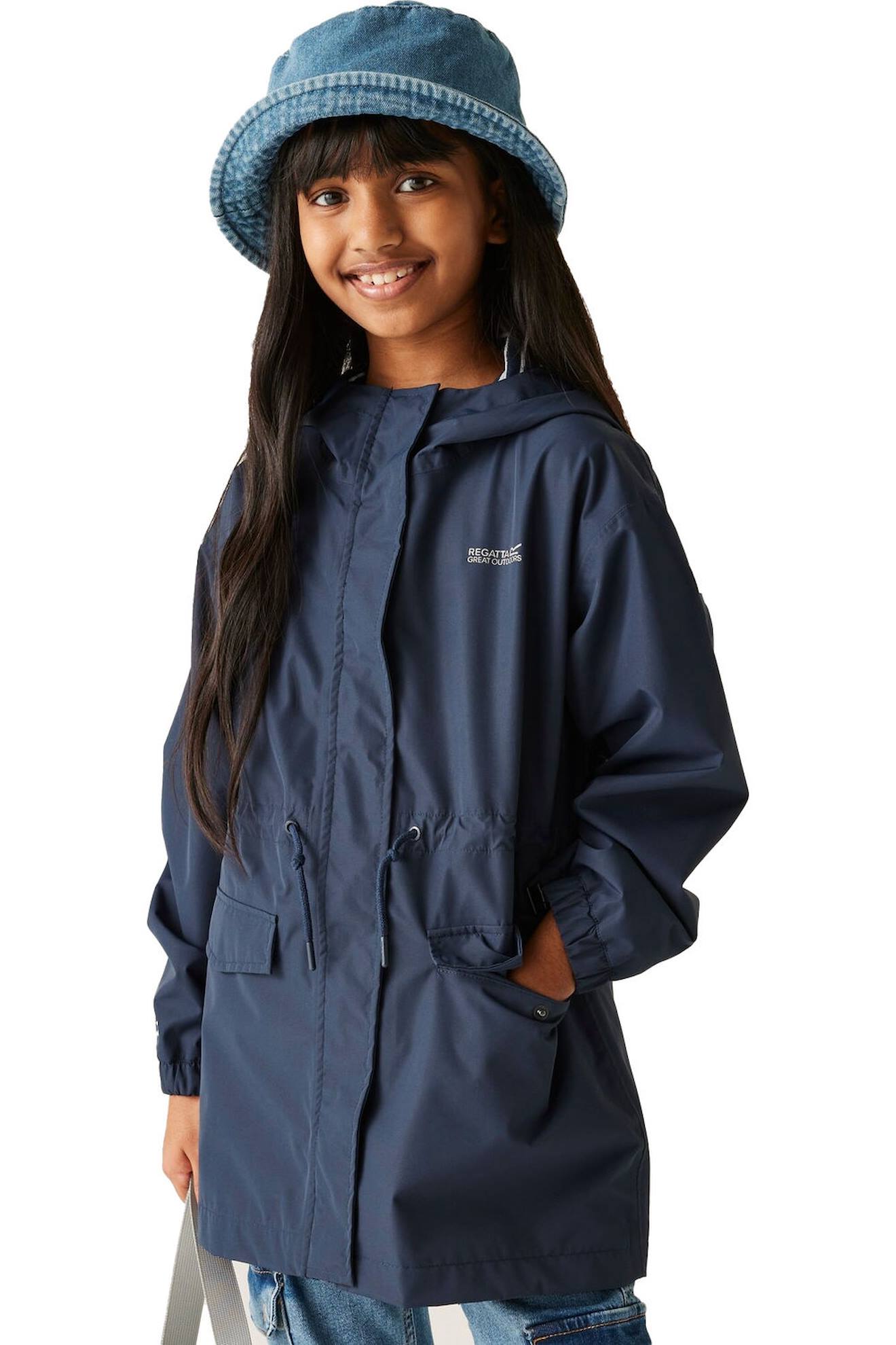 Regatta Kid’s Pack-it III Jacket Grapefruit, Veste Imperméable Pour Enfant