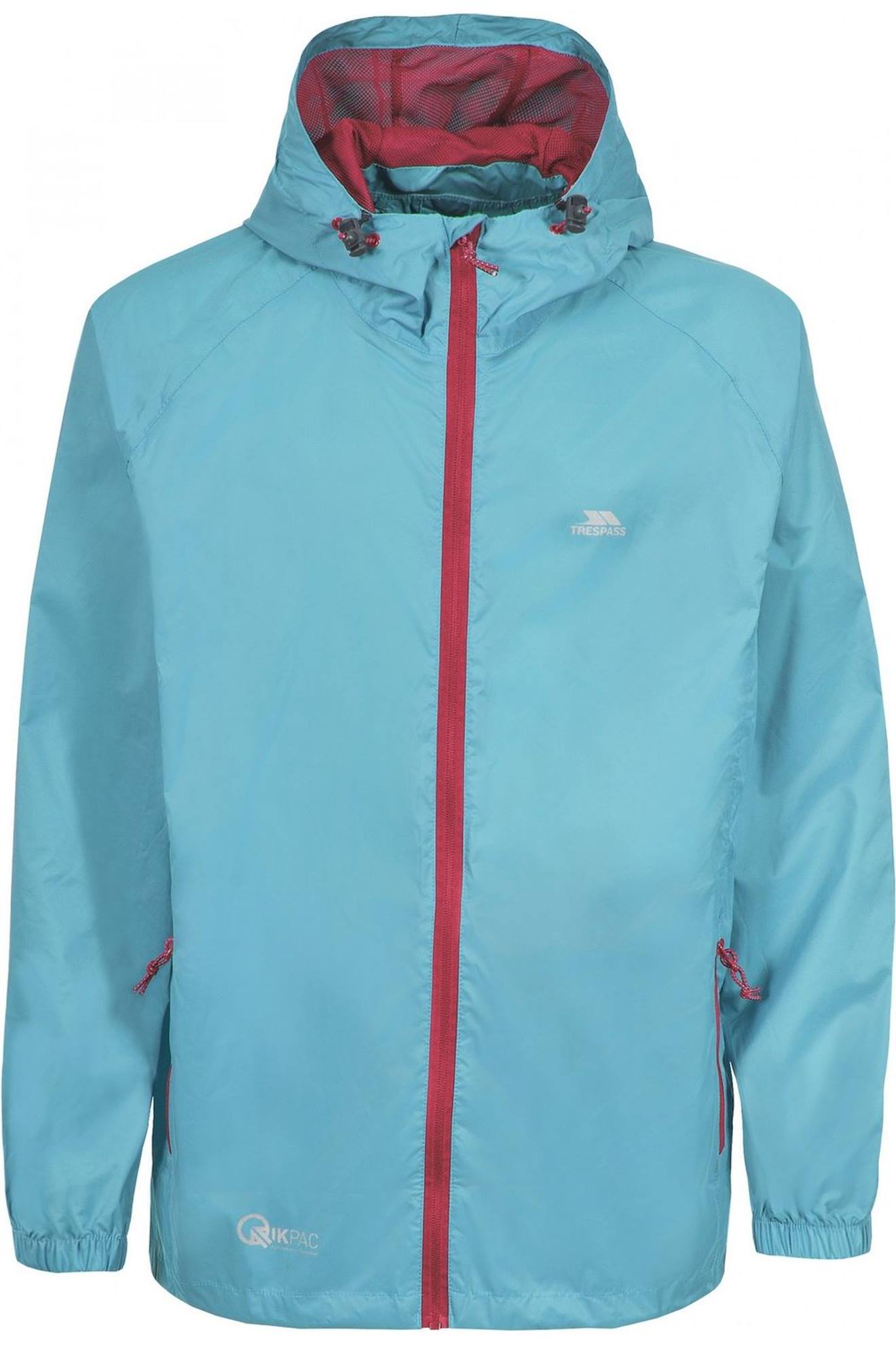 Qikpac Veste Imperméable Repliable Coton Égyptien Bleu Aquatique