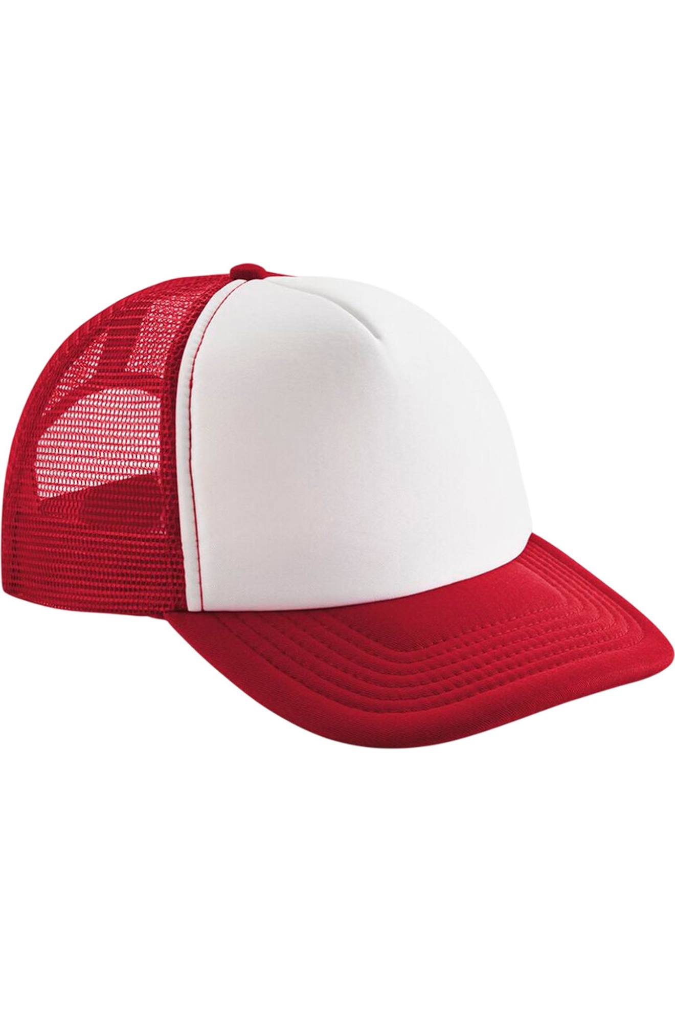 Casquette Trucker Rouge Classique / Blanc