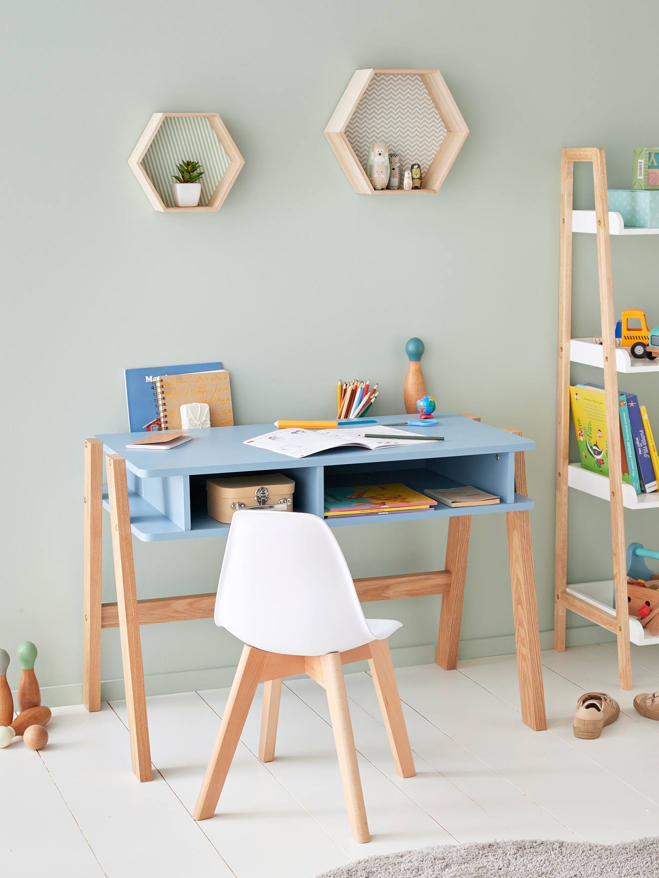 Chaise enfant Scandinave blanc
