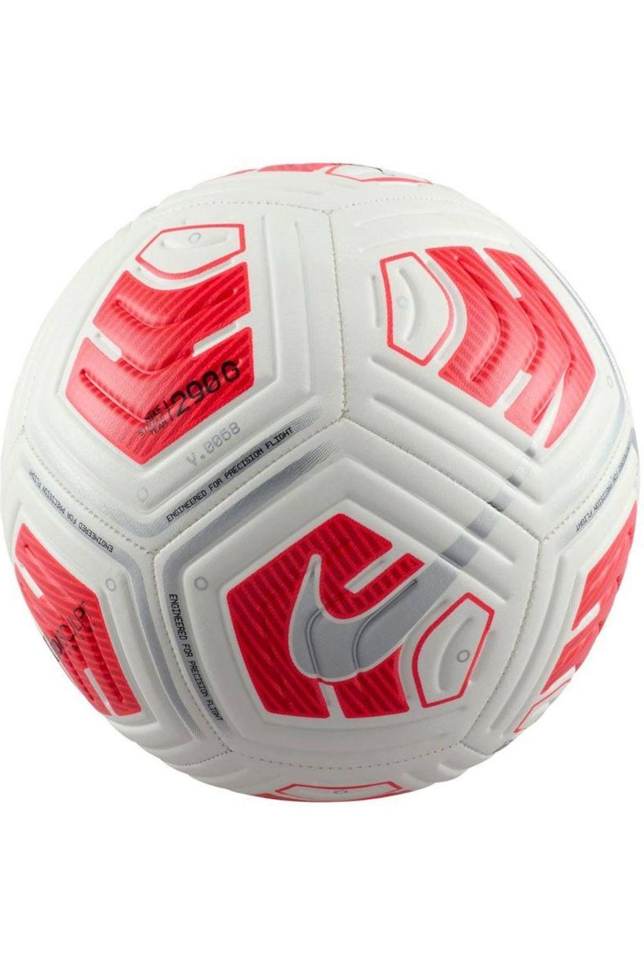 Ballon De Foot (taille 5) Strike Team Blanc / Rouge