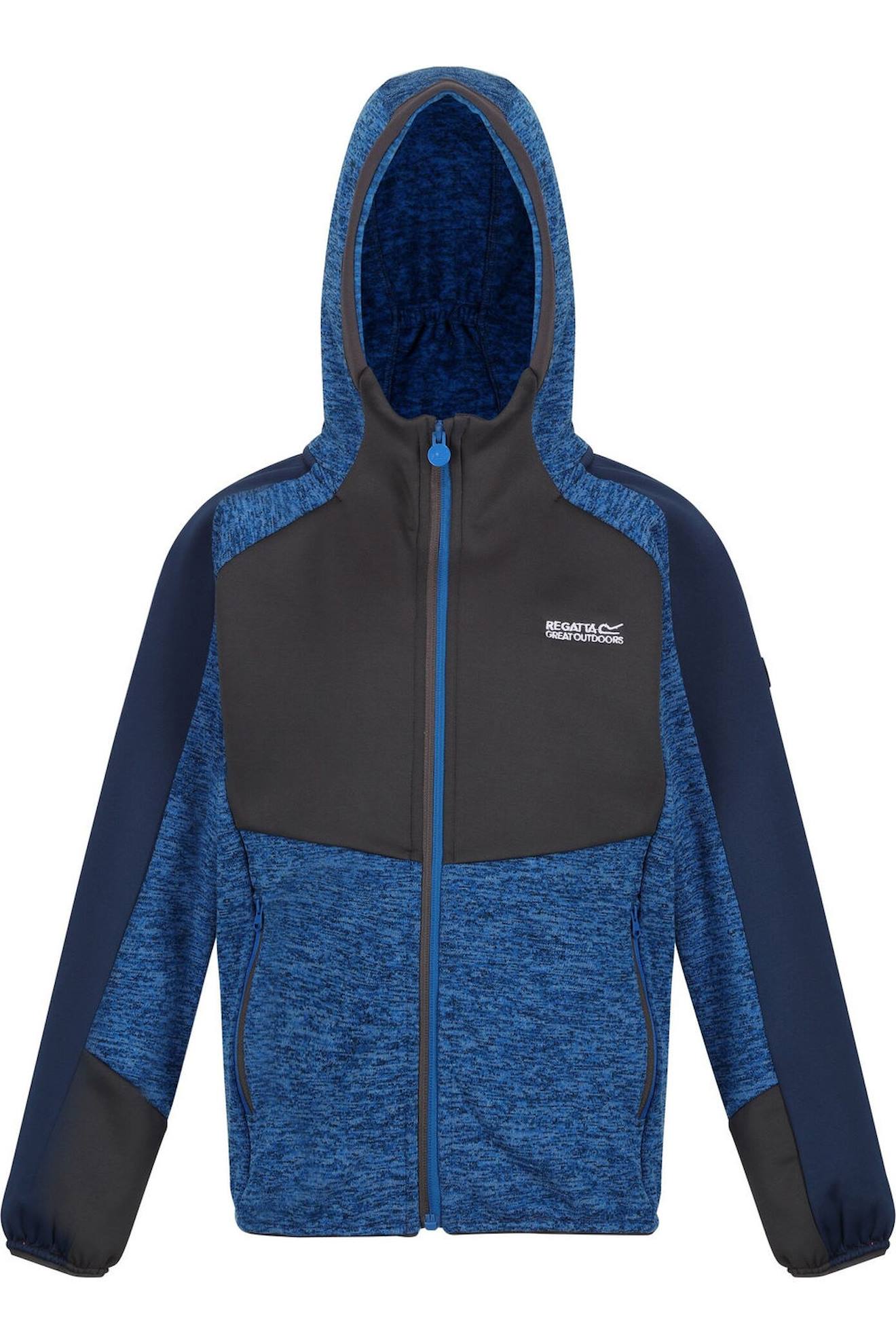 Veste À Capuche Dissolver Vi Bleu Foncé / Gris Foncé