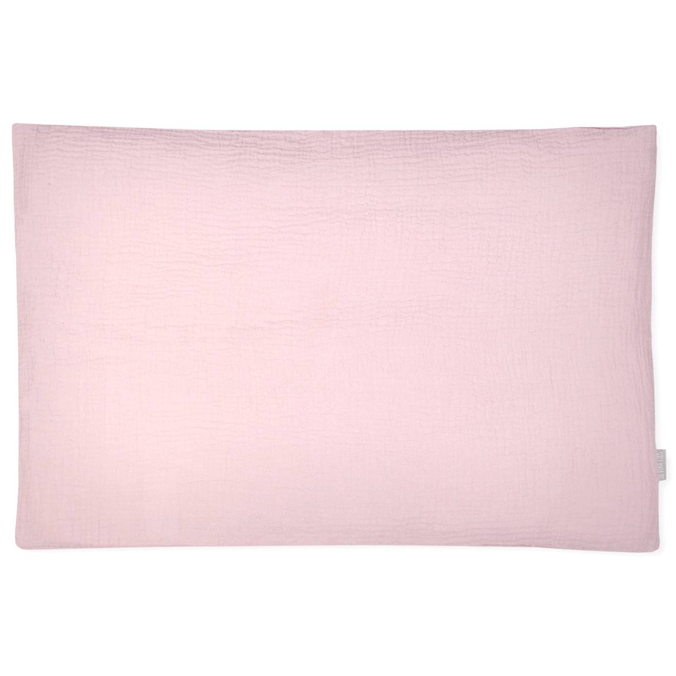 Taie+D%27oreiller+En+Gaze+De+Coton+Jeanne+Rose