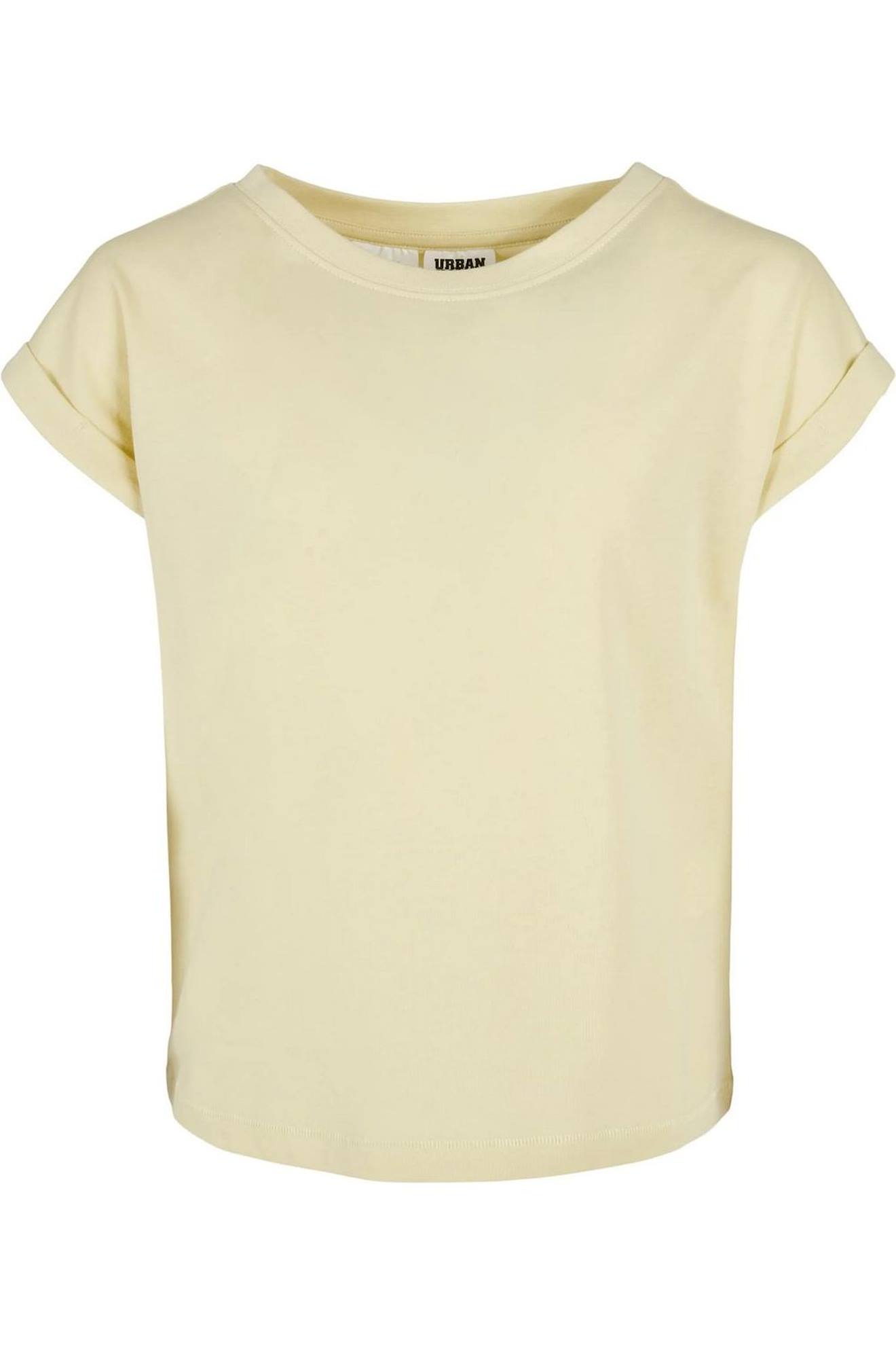 T-shirt Coton Bio Jaune Pâle