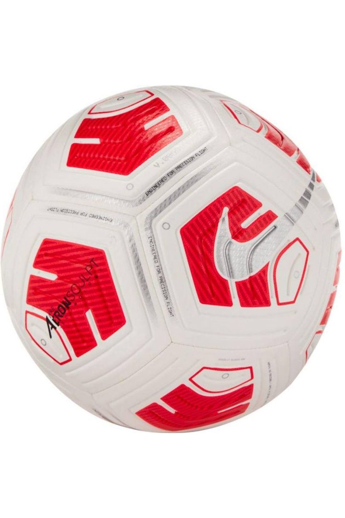 Ballon De Foot (taille 5) Strike Team Blanc / Rouge