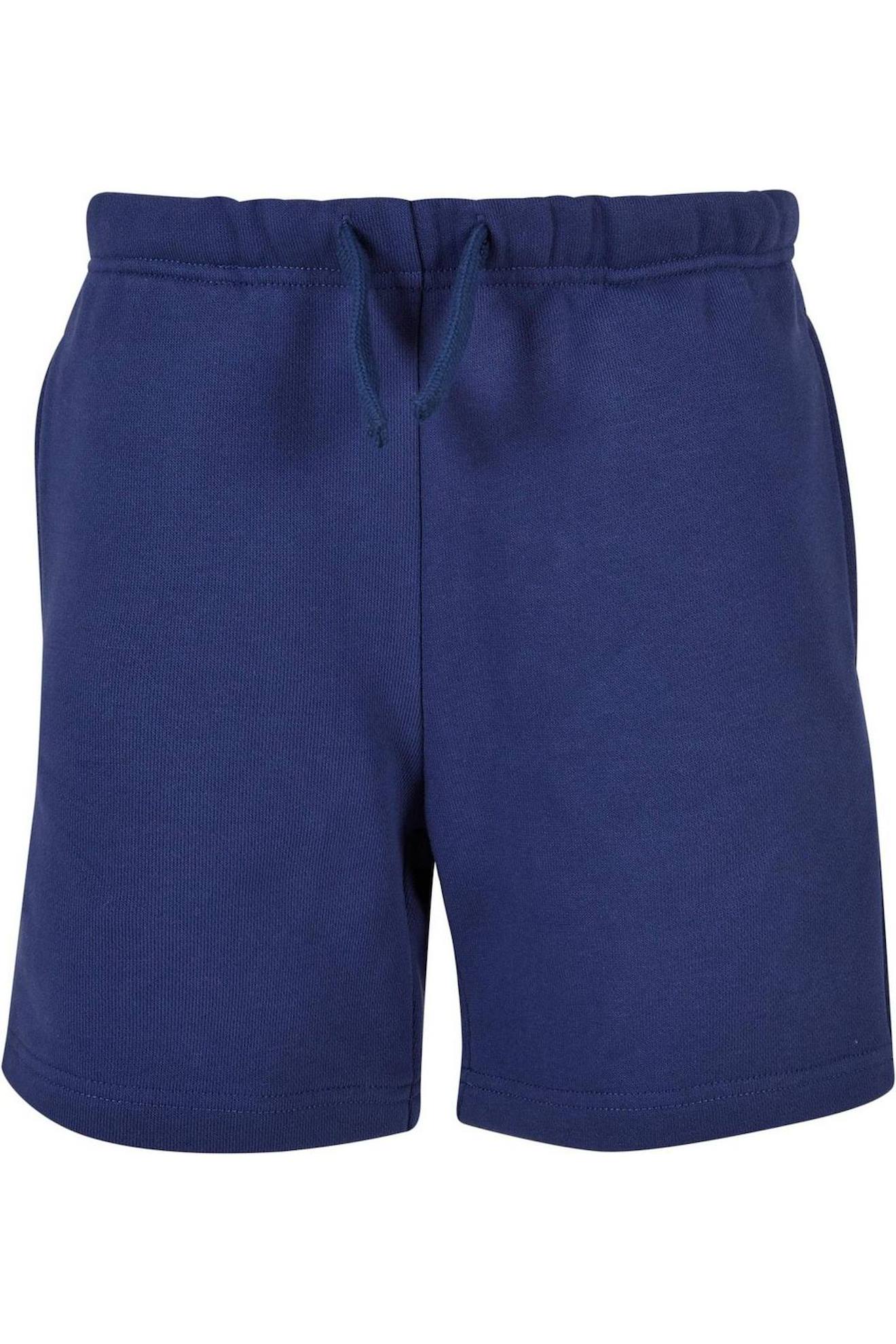 Short De Jogging Coton Basic Bleu