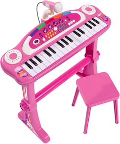 Clavier Enfant 37 Touches Simba - 8 Rythmes, Fonction Enregistrement, Pile Incluse, Dès 3 Ans