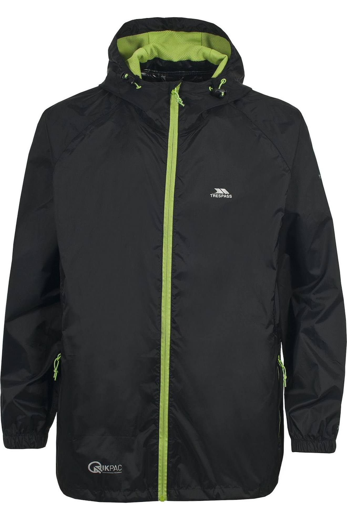 Qikpac Veste Imperméable Repliable Coton Égyptien Noir