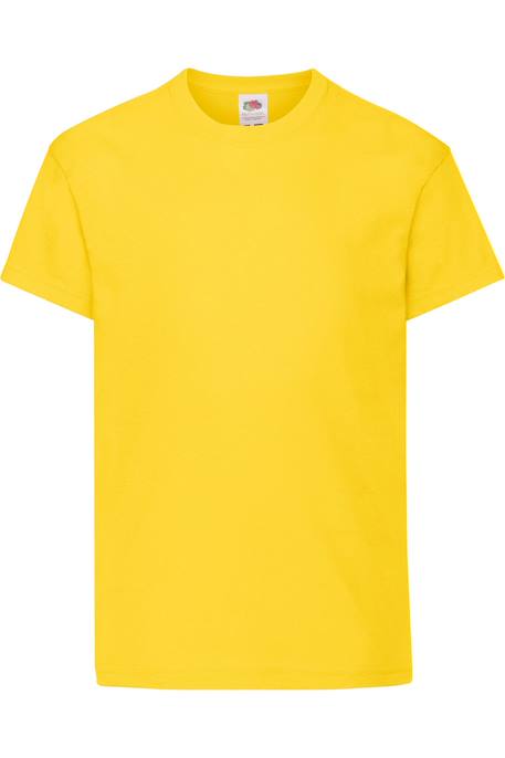 T-shirt coton original Azur+Bleu ciel+Bleu marine+Bleu marine sombre+Bleu roi+Jaune+Noir+Olive classique+Orange+Rouge+Rouge orangé+Tournesol+Vert bouteille+Vert citron+Vert kelly+Violet 16 - vertbaudet enfant 
