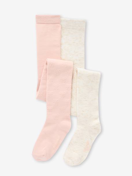 Fille-Lot de 2 paires de collants fille spécial fêtes