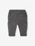 Pantalon bébé coupe battle en velours doublé anthracite+kaki 1 - vertbaudet enfant 