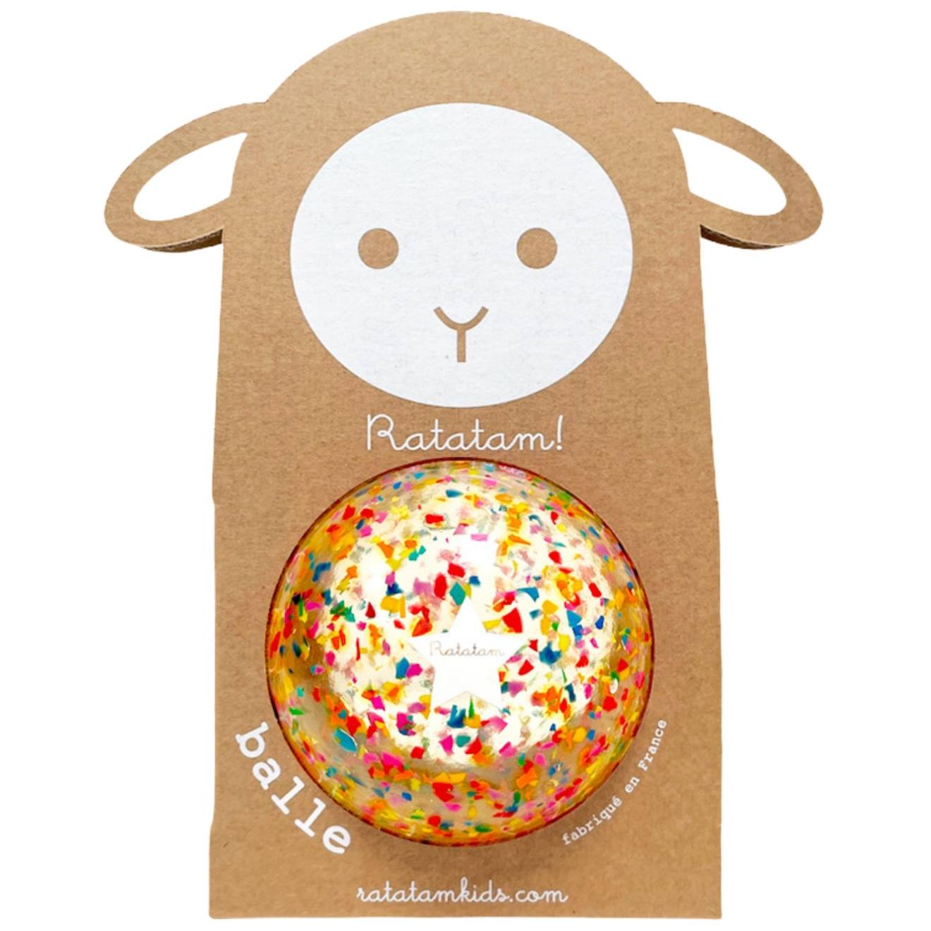 Ballon Confettis (10 Cm) Multicolore (Ratatam) - Couverture