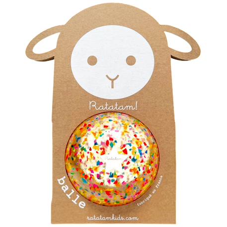 Ratatam - Ballon Confettis (10 Cm) Multicolore