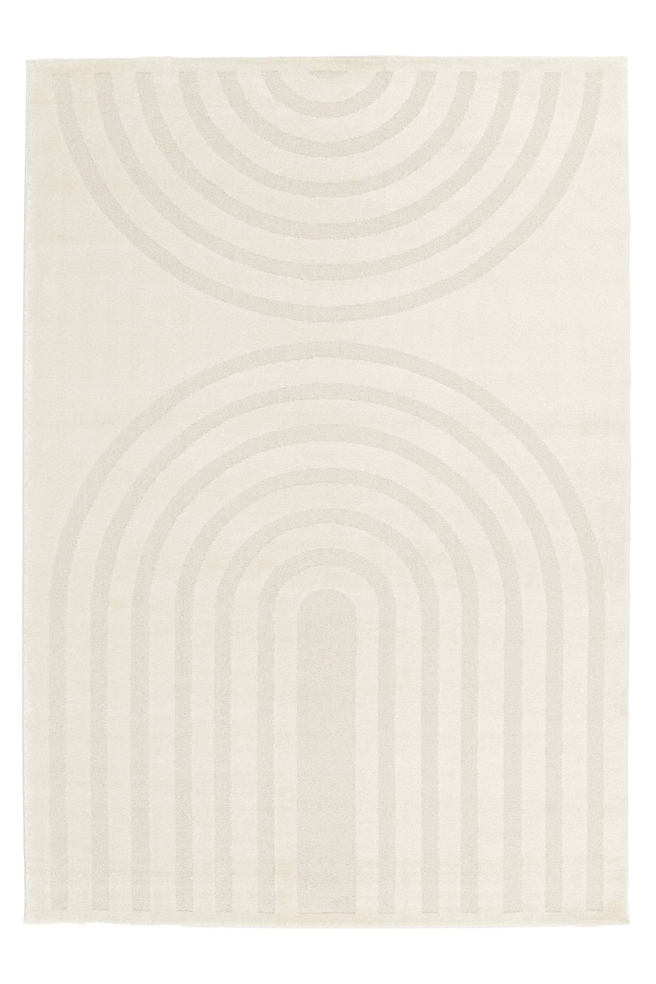 Tapis Doux Et Confortable Et Graphique Arch Beige