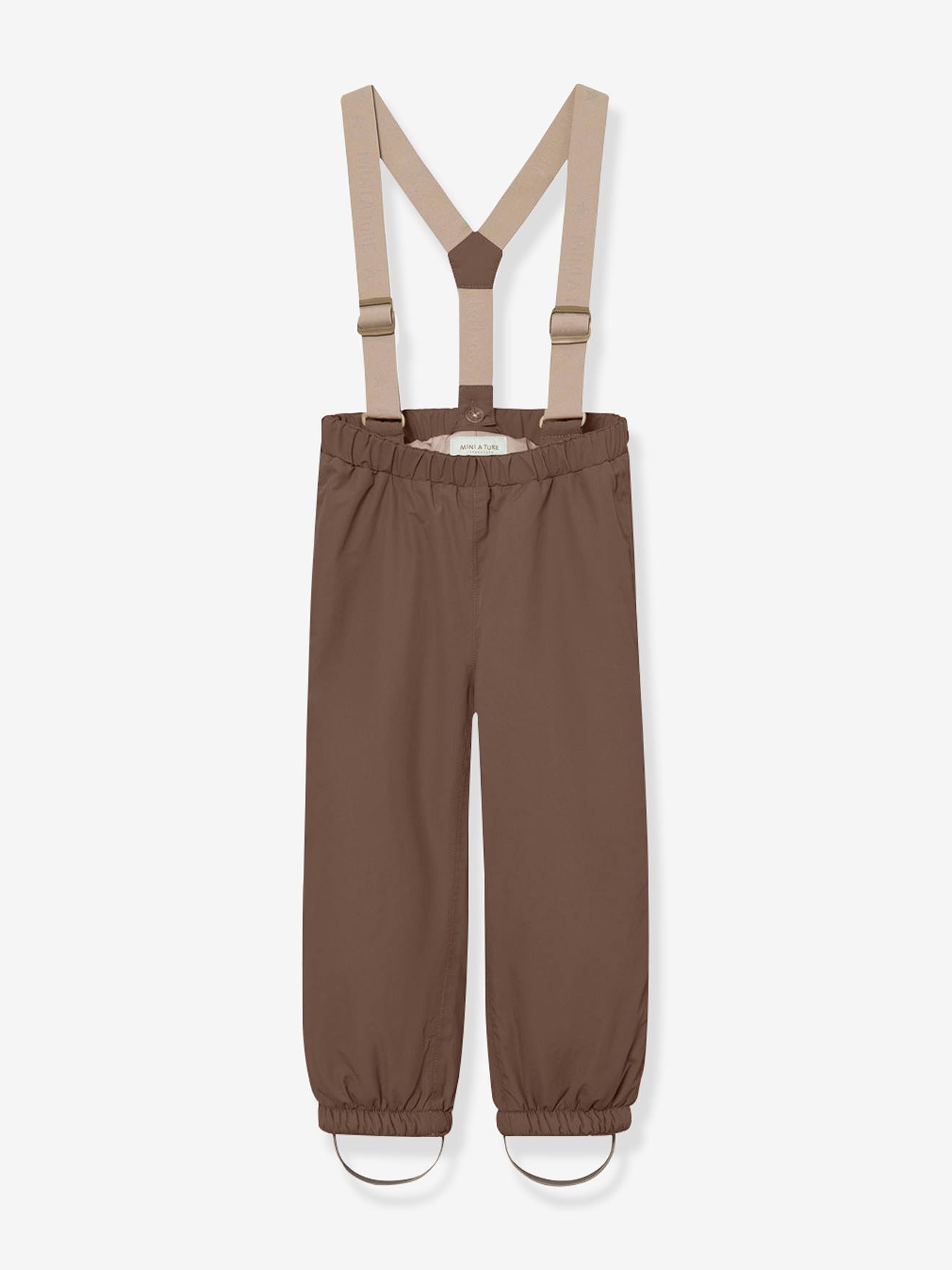 Pantalon de neige MATWILAS enfants MINI A TURE marron