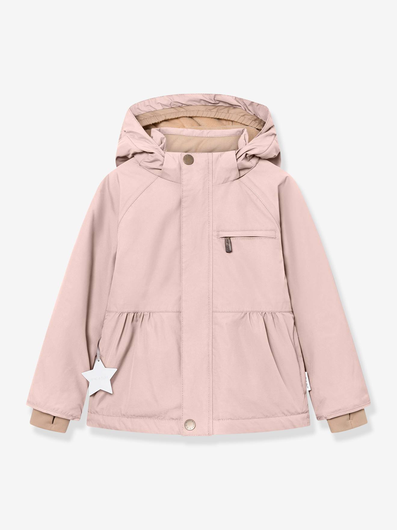 Veste d'hiver avec doublure polaire MATBRIDDINE fille MINI A TURE rose poudré
