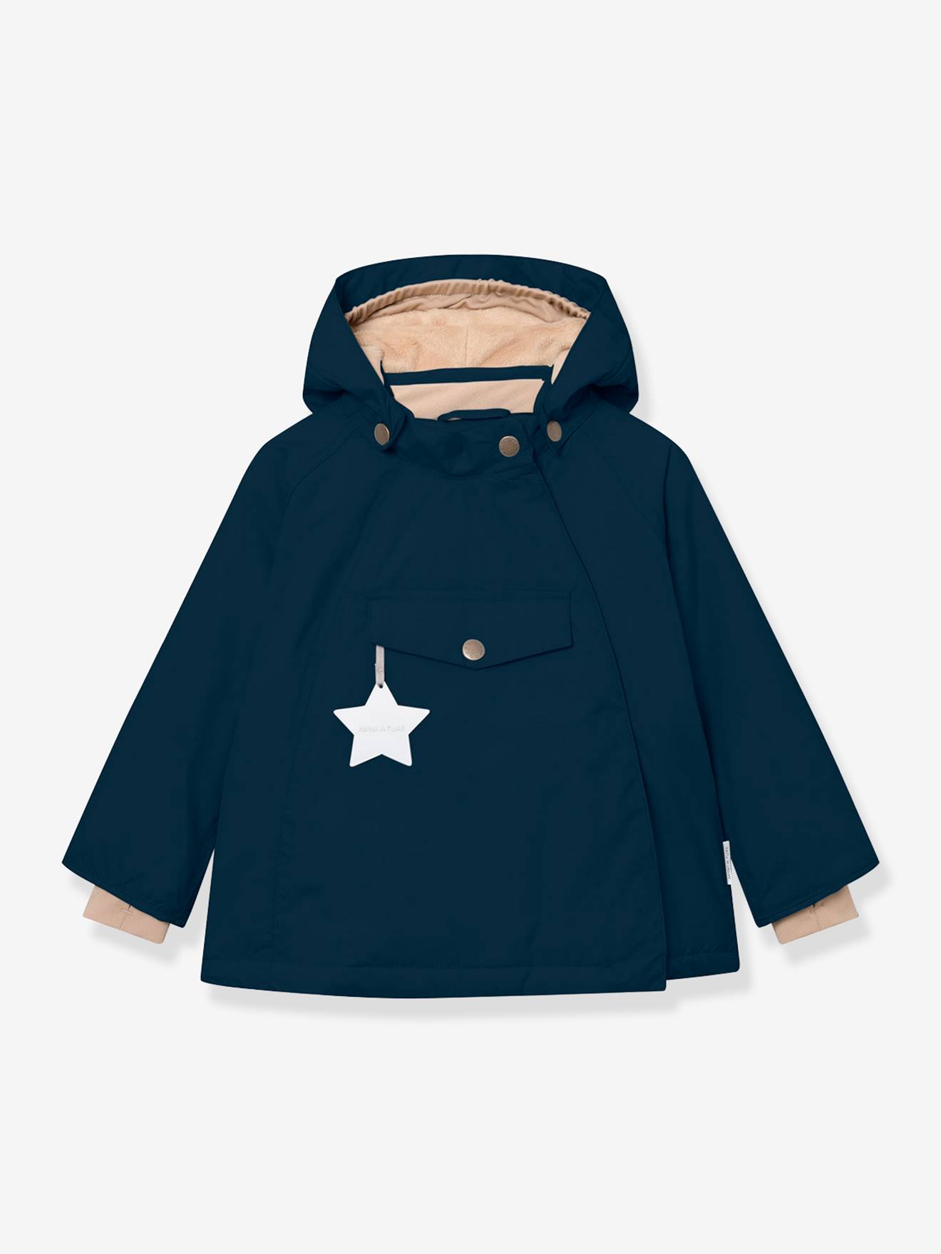 Veste d'hiver avec doublure polaire MATWANG enfants MINI A TURE bleu foncé