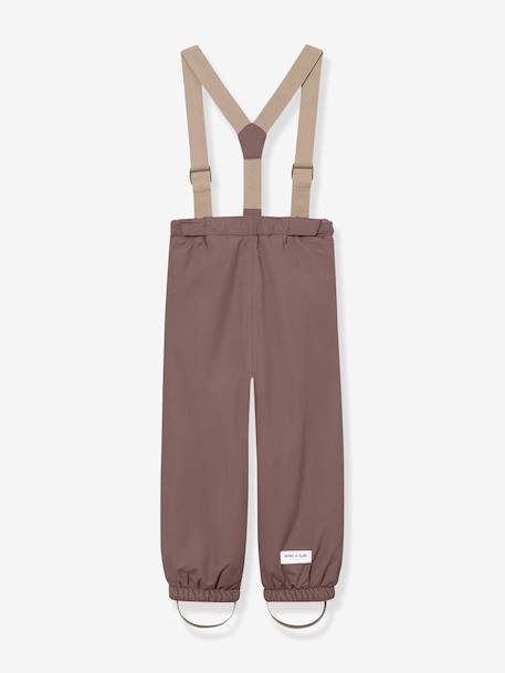 Pantalon de neige MATWILAS enfants MINI A TURE beige+bleu foncé+bleu grisé+marron+prune 15 - vertbaudet enfant 