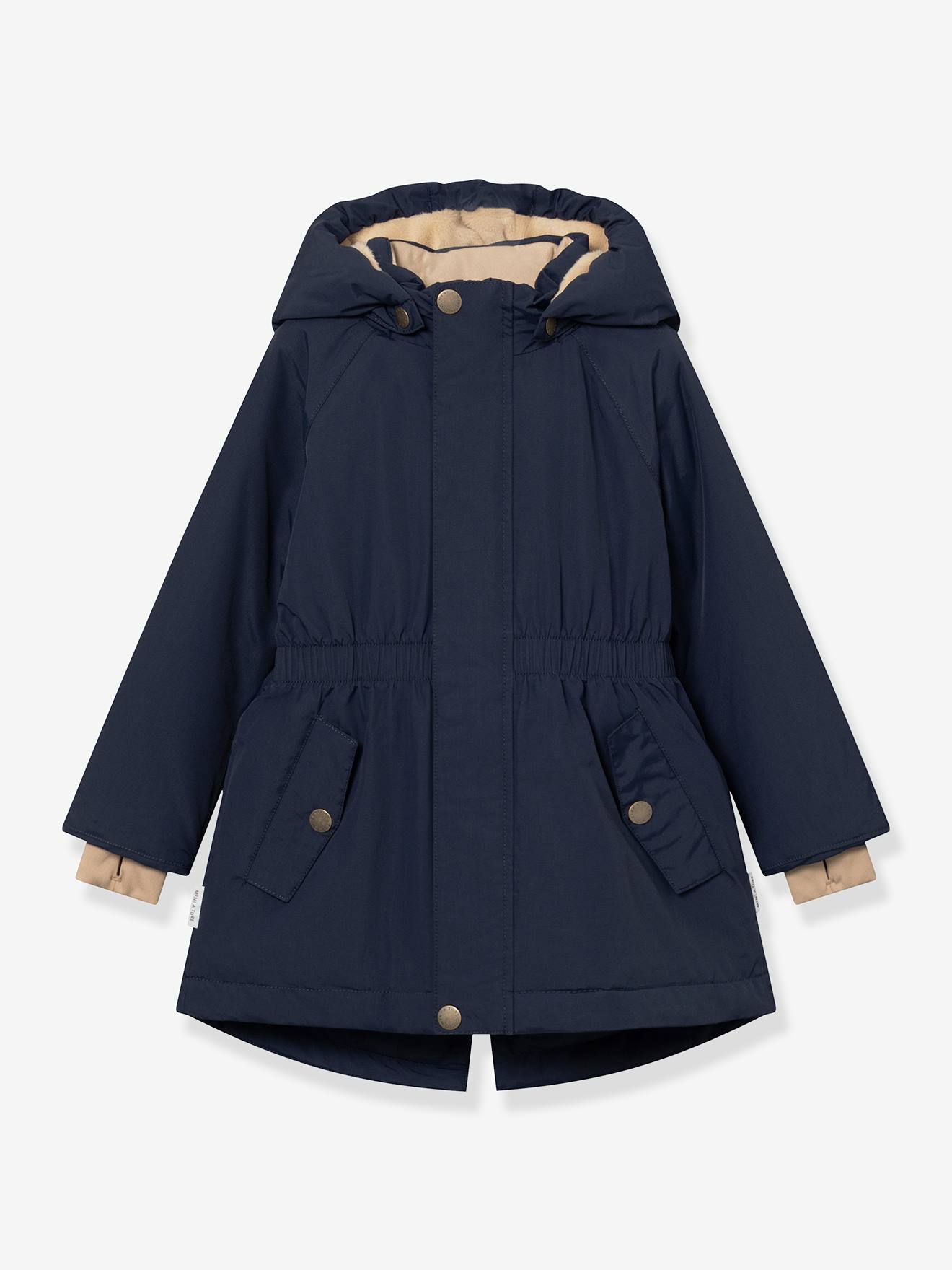 Veste d'hiver avec doublure polaire MATVIKANIA fille MINI A TURE bleu foncé