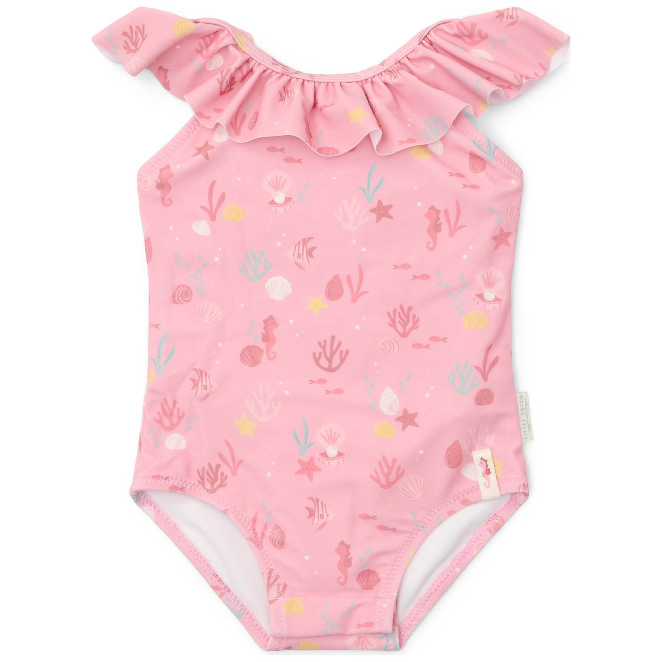 Maillot De Bain 1 Pièce À Volants Multicolore