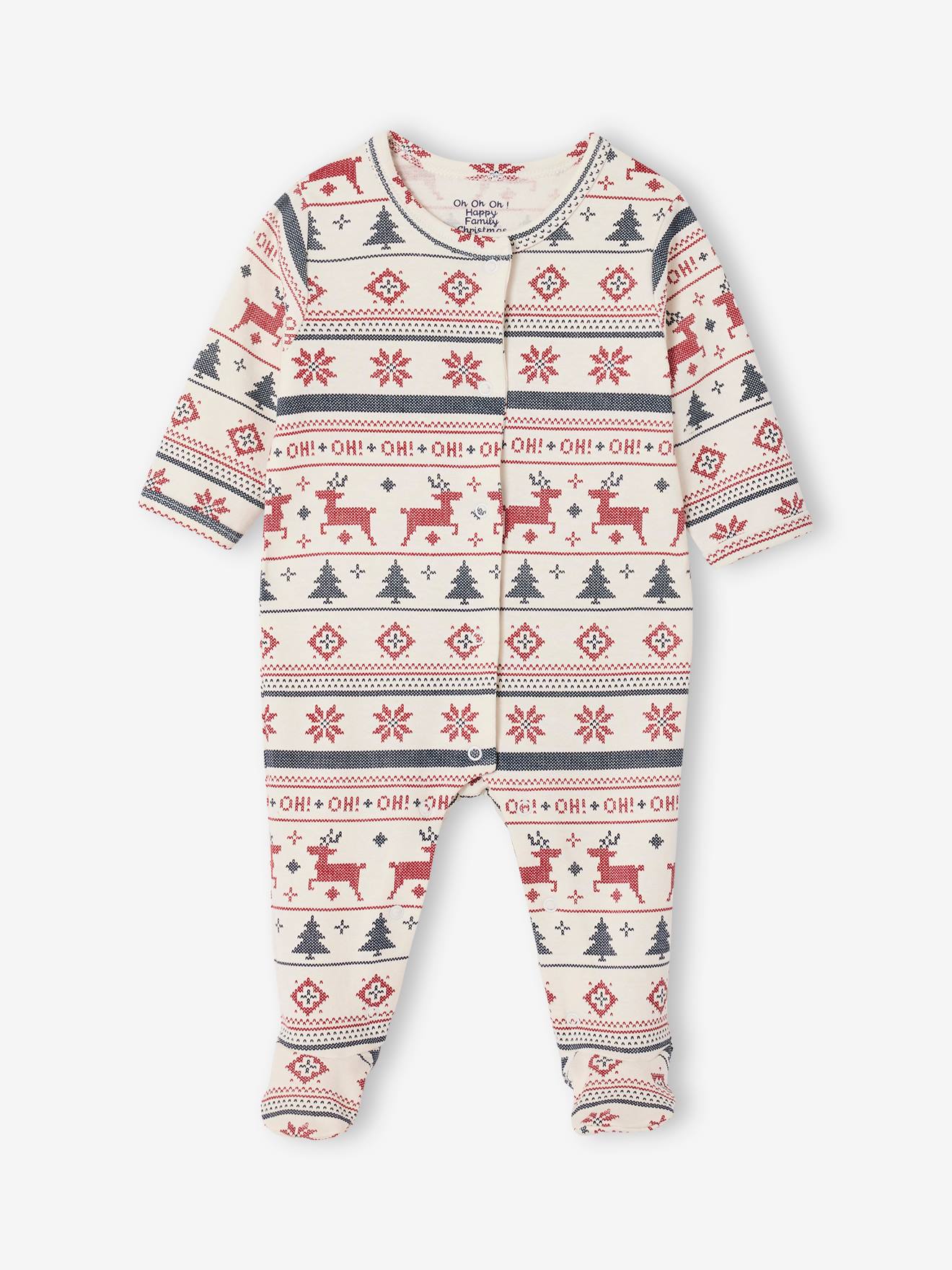 VERTBAUDET Pyjama Bébé Mixte + Bonnet Joyeux Lutin Coffret Cadeau Noël