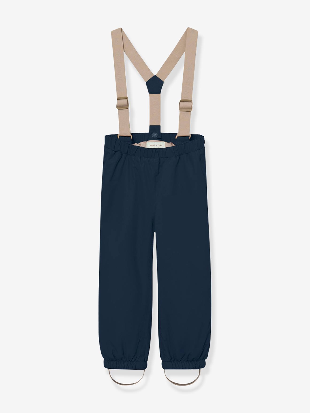 Pantalon de neige MATWILAS enfants MINI A TURE bleu foncé