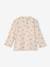 T-shirt bébé imprimé manches longues beige chiné+vieux rose 3 - vertbaudet enfant 