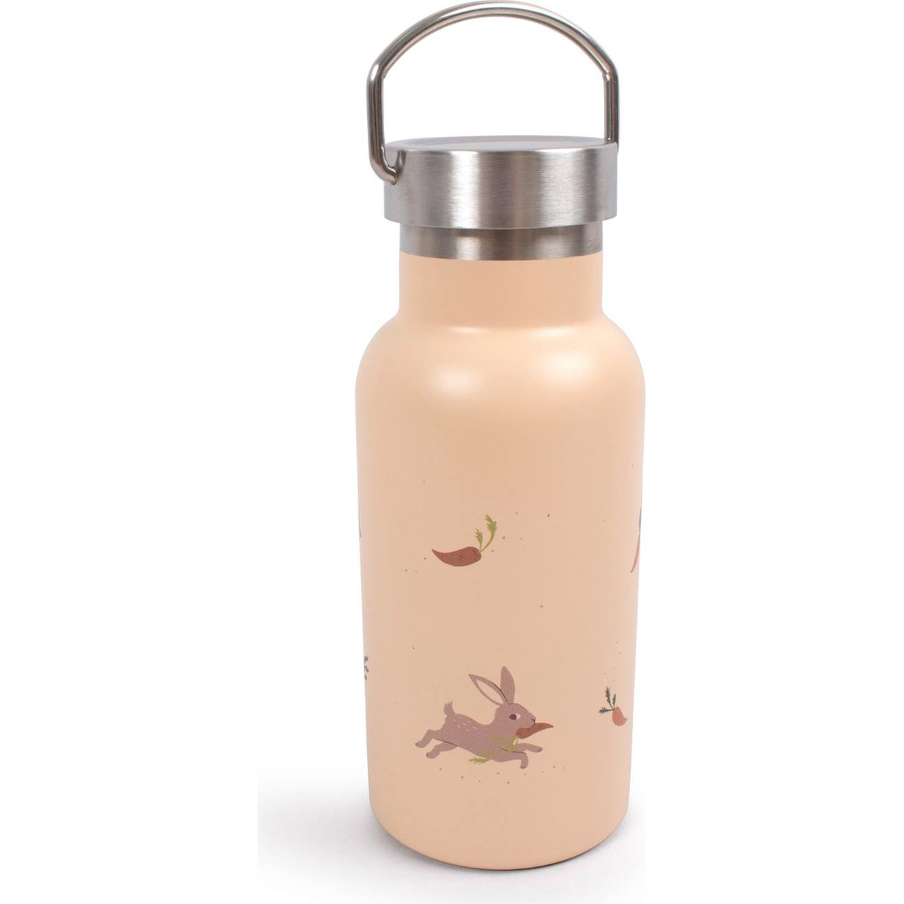 Gourde En Acier Inoxydable Lapin Beige (Filibabba) - Image 1