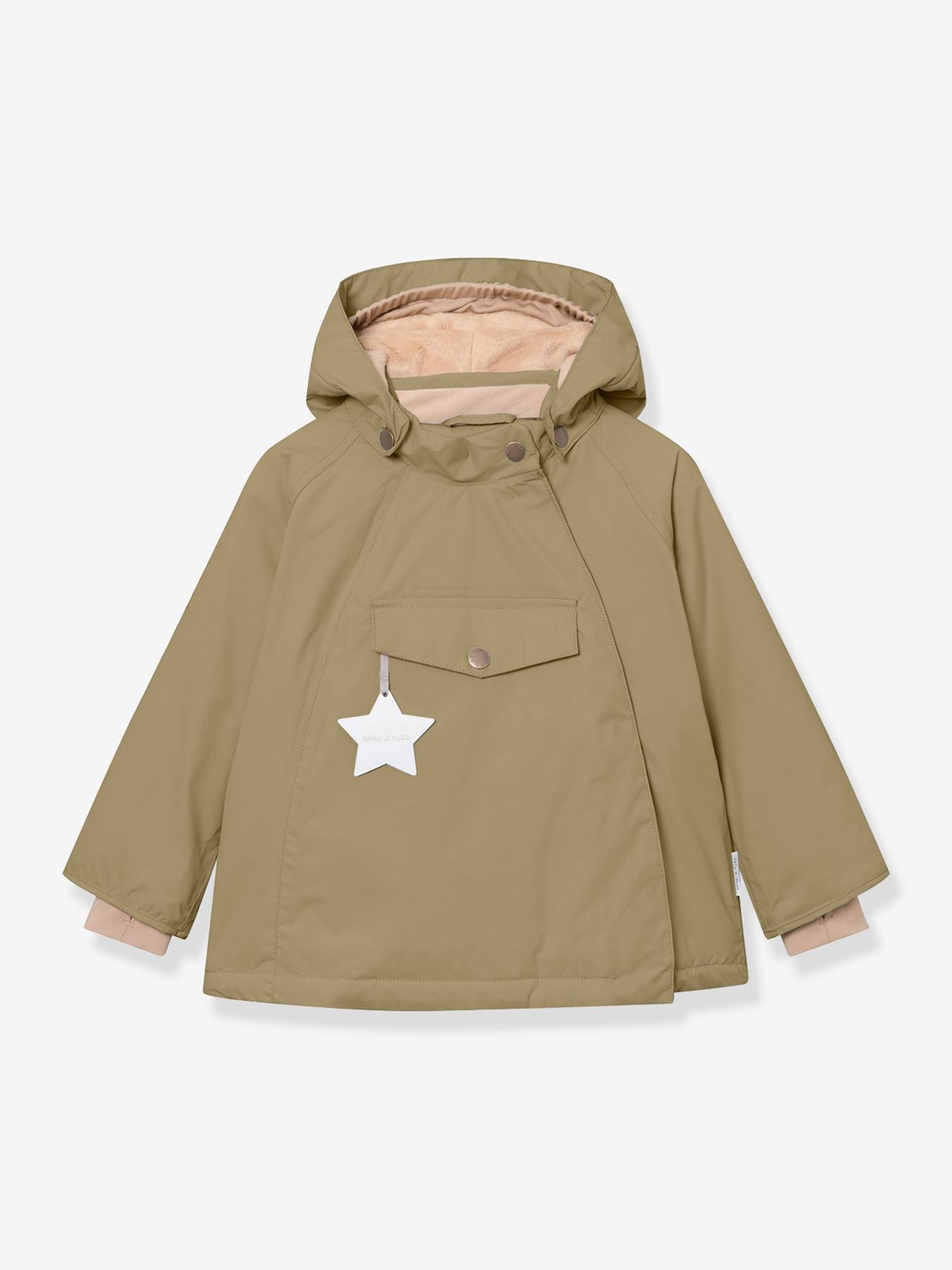 Veste d'hiver avec doublure polaire MATWANG enfants MINI A TURE vert sauge