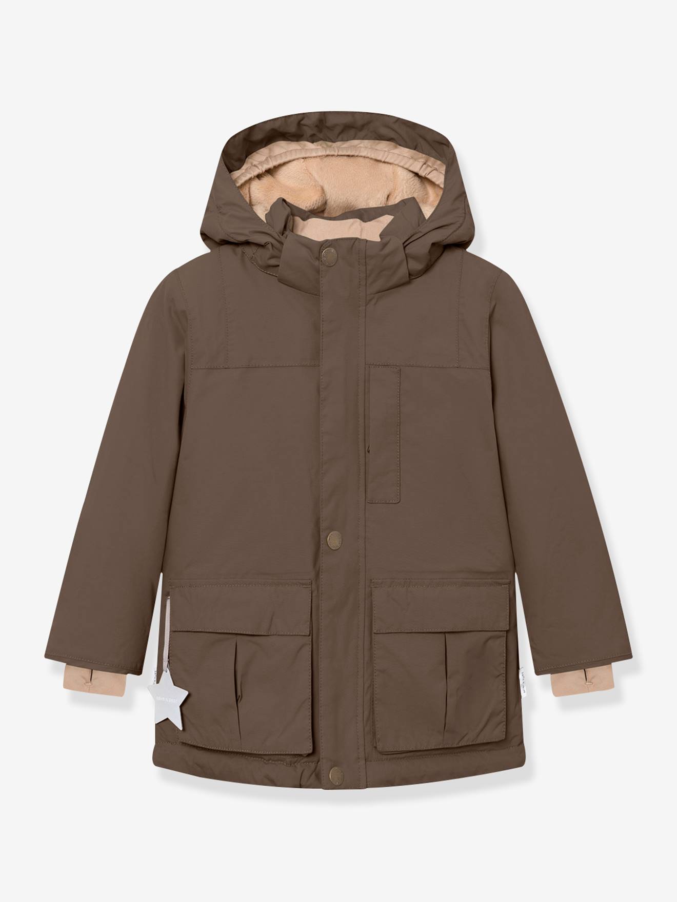 Veste d'hiver avec doublure polaire MATKASTORIO Garçons MINI A TURE kaki