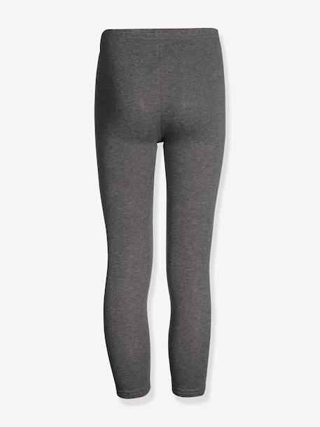 Leggings thermiques filles Happy Girls Basic anthracite+grenadine+gris chiné+marine+noir+rose bonbon+rose poudré 2 - vertbaudet enfant 