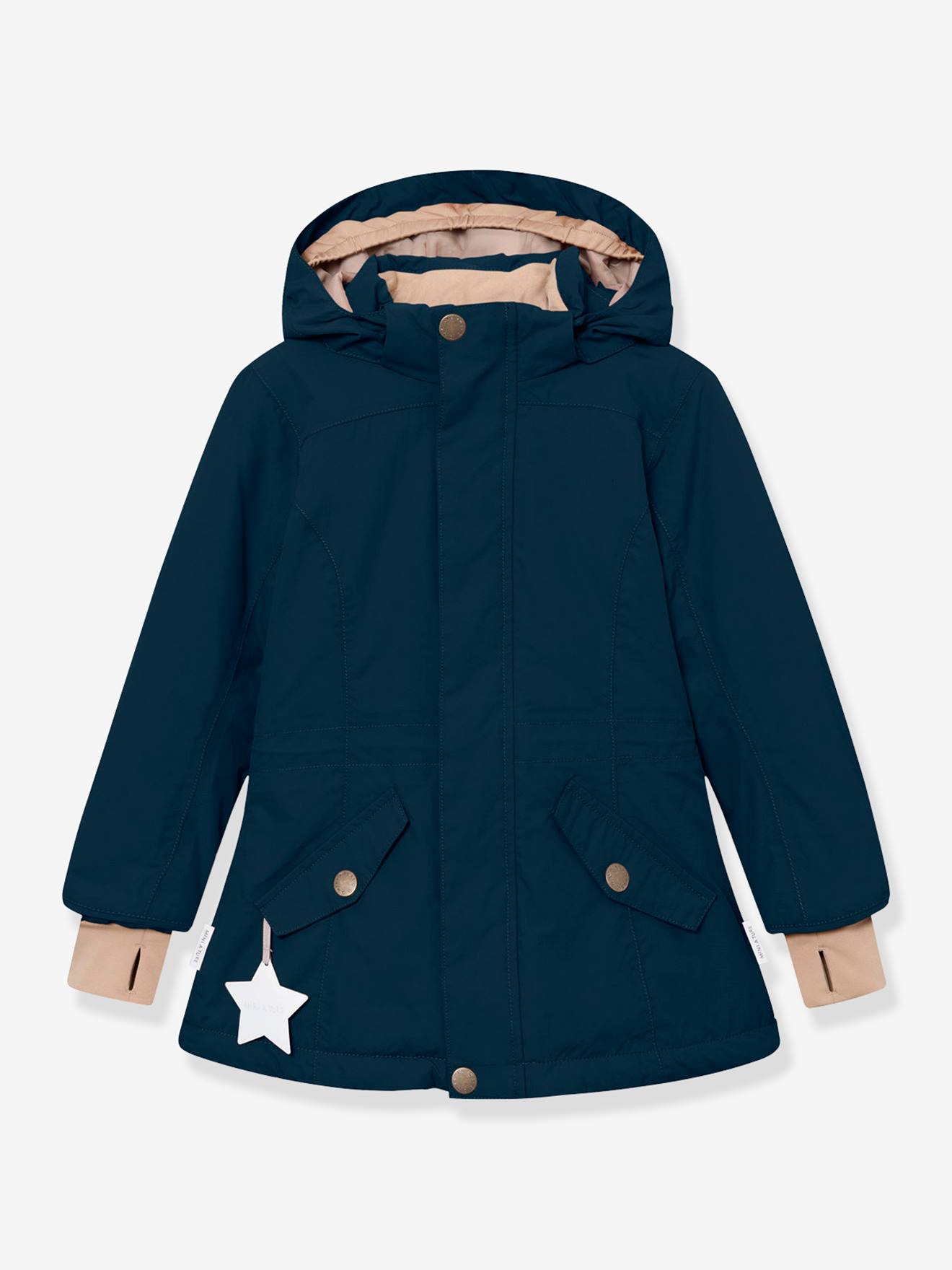 Veste d'hiver MATVELAJA fille MINI A TURE bleu foncé