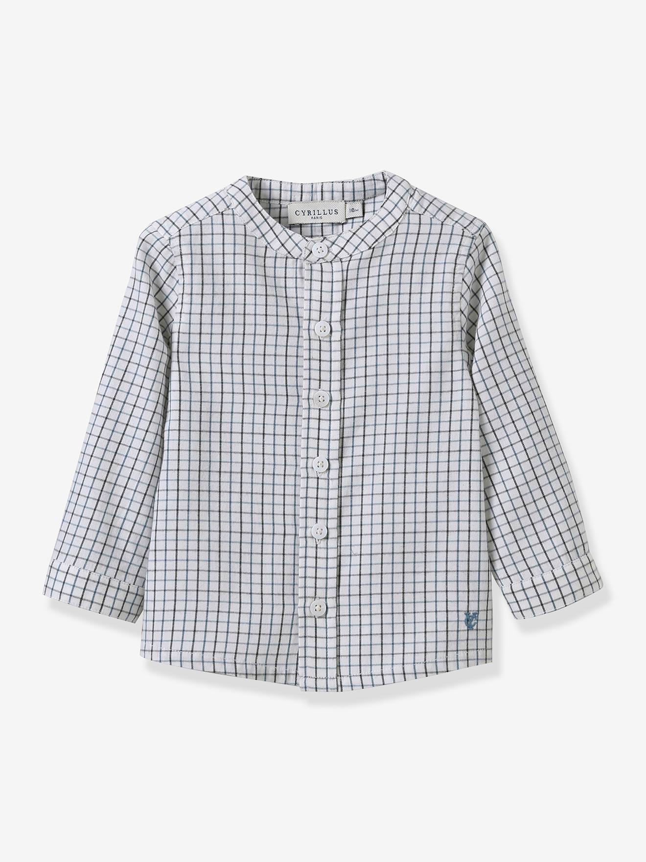 Chemise à carreaux Tattersall bébé multicolore
