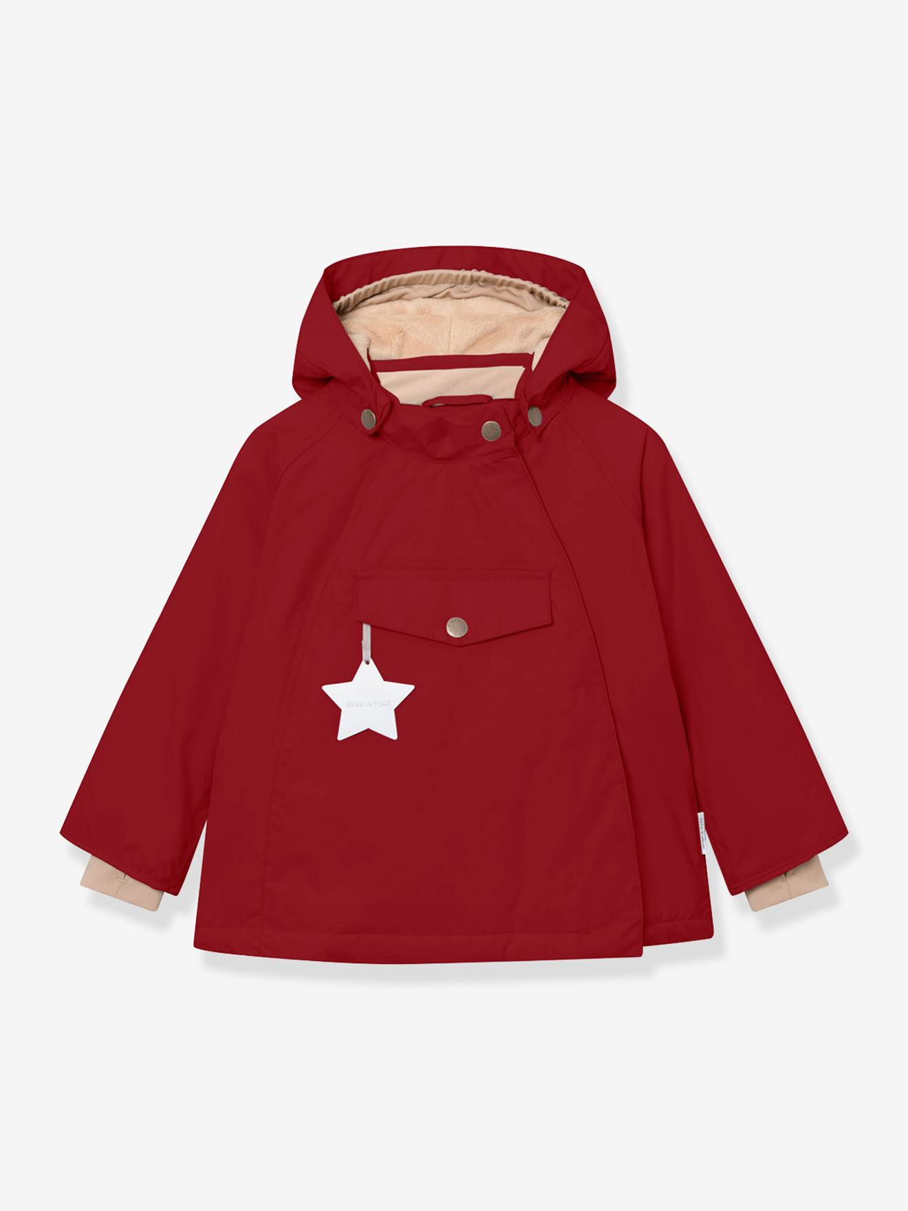 Veste d'hiver avec doublure polaire MATWANG enfants MINI A TURE bordeaux